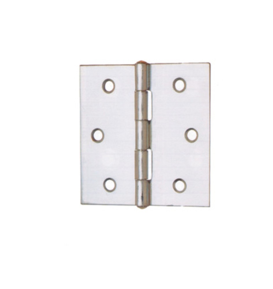 CERNIERA PERNO FISSO 121 ACC ZINC 80 X 80 MM