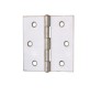 CERNIERA PERNO FISSO 121 ACC ZINC 80 X 80 MM