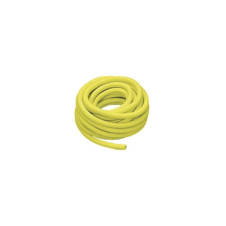 TUBO GUAINA GIALLA PER PROTEZIONE TUBI GAS Diam. Int. 20
