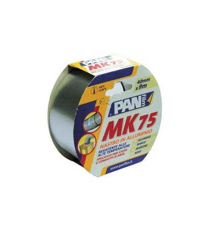 NASTRO IN ALLUMINIO PER ALTE TEMPERATURE MK 75 40 mm x 9 mt