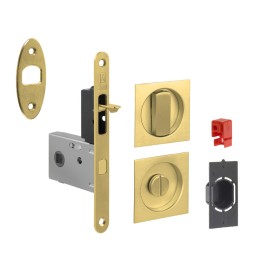 KIT MANIGLIE QUADRO PORTA SCORR EASY G500T ORO