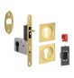 KIT MANIGLIE QUADRO PORTA SCORR C/CHIAVE EASY G500T ORO