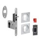 KIT MANIGLIE QUADRO PORTA SCORR C/CHIAVE EASY G500T CR SAT