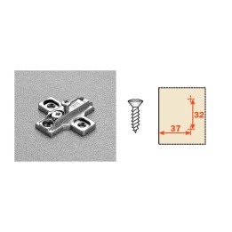SALICE BASETTA REG P/CERNIERE B2R3E69 H 6