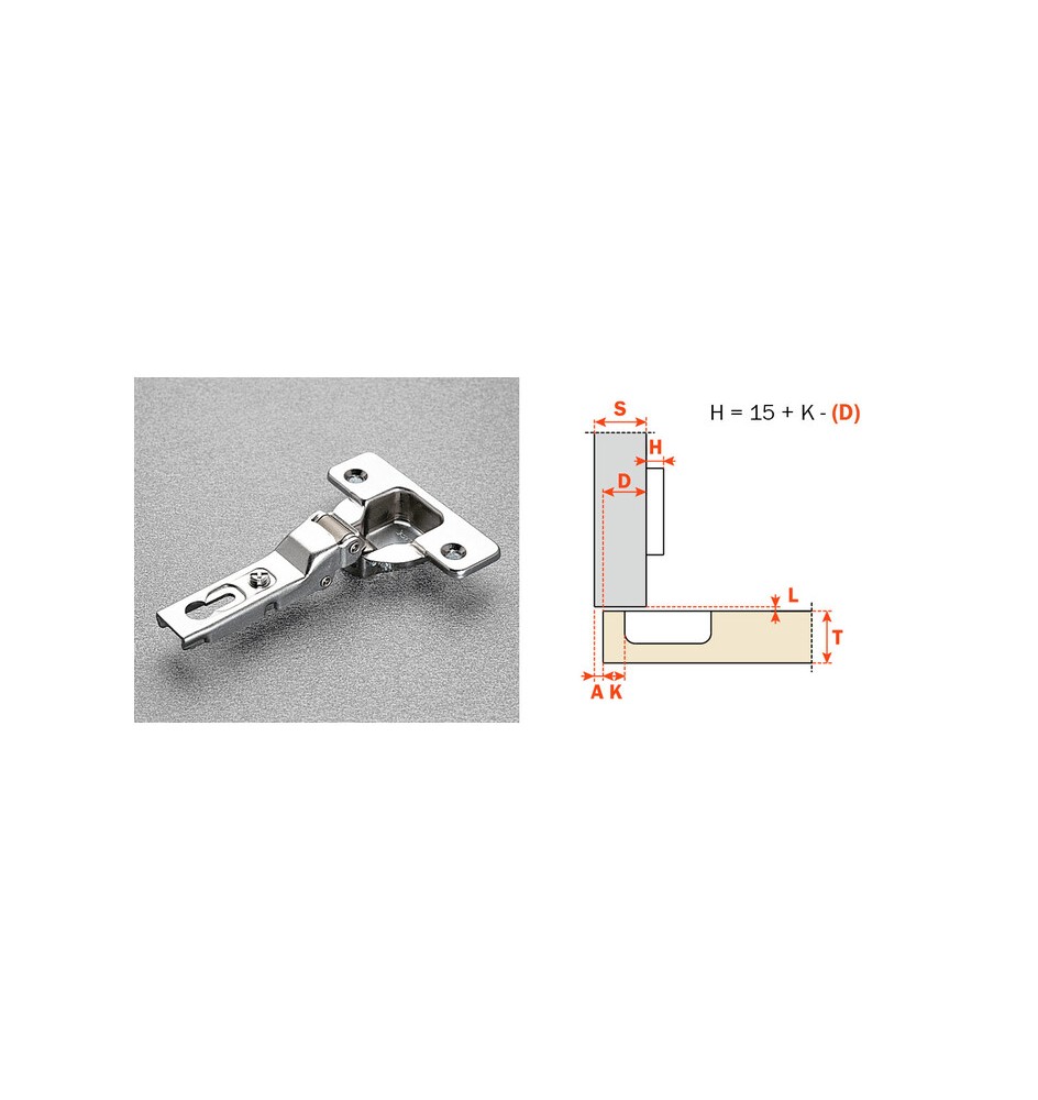 SALICE CERNIERA FRIGORIFERO C2ABF99 COLLO 0 94 GRADI
