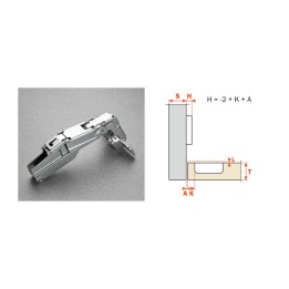 SALICE CERNIERA P/MOBILI C2AFP99 COLLO 17 165 GRADI