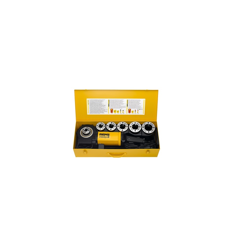 FILIERA ELETTRICA PORTATILE REMS AMIGO 2 SET R FINO A 2" 1/2 -2"