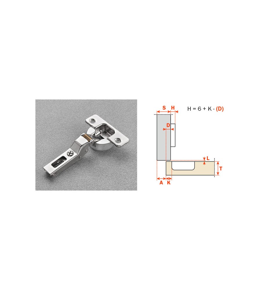 SALICE CERNIERA AMMORTIZ C7A6GE9 COLLO 9 110 GRADI