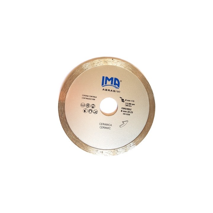 DISCO DIAMANTATO PER CERAMICA Diam. 115 mm