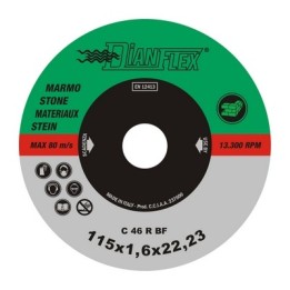 DISCO ABRASIVO PER MARMO mm 115 x sp. 1.6