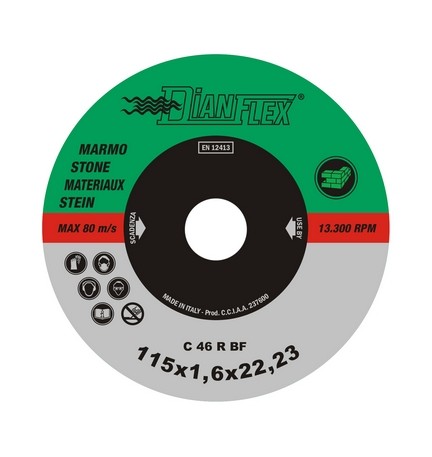 DISCO ABRASIVO PER MARMO mm 230 x sp. 2.0