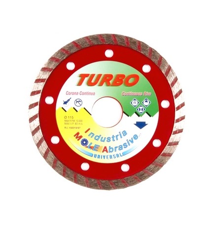 DISCO DIAMANTATO TURBO HOBBY Diam. 115 mm