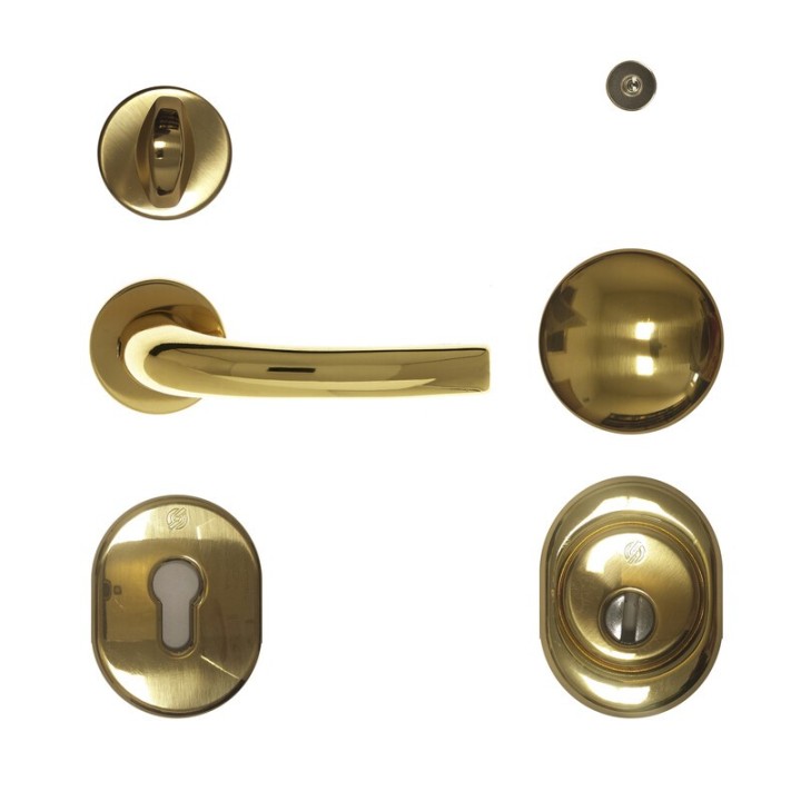 C KIT ACCESSORI OTTONE P/PORTA BLINDATA CIL EUROP