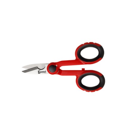 FORBICI PER ELETTRICISTI CON TAGLIOCAVO 145 mm