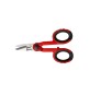 FORBICI PER ELETTRICISTI CON TAGLIOCAVO 145 mm