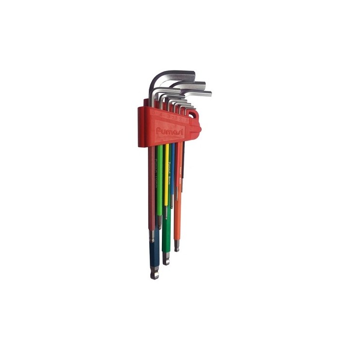 SET CHIAVE A BRUGOLA ESAG-BALL 1,5-2-2,5-3-4-5-6-8-10mm