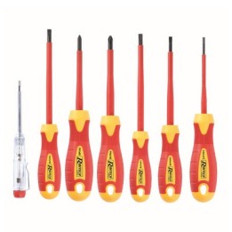 SET DI 7 CACCIAVITI DA ELETTRICISTA 2,5 - 4 - 5,5 - 6,5 - PH1 PH2