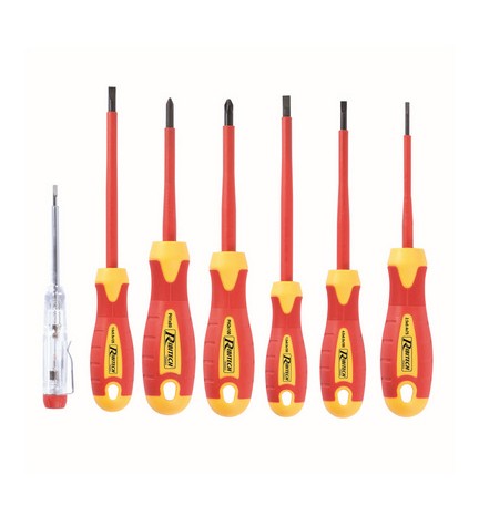 SET DI 7 CACCIAVITI DA ELETTRICISTA 2,5 - 4 - 5,5 - 6,5 - PH1 PH2