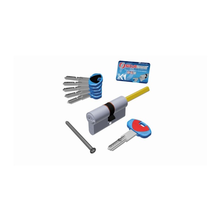 CILINDRO K1 SAGOMATO C/5CH+1C P/POM 30+35 CR SAT SECUREMME