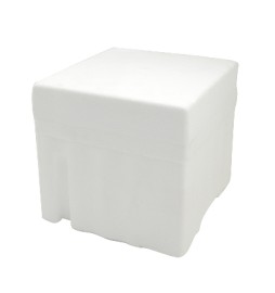 CUBETTIERA POLISTIROLO PER PROVA CEMENTO cm 15 x 15