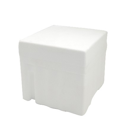 CUBETTIERA POLISTIROLO PER PROVA CEMENTO cm 15 x 15