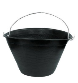 CALDARELLA IN PLASTICA NERA Diam. 34