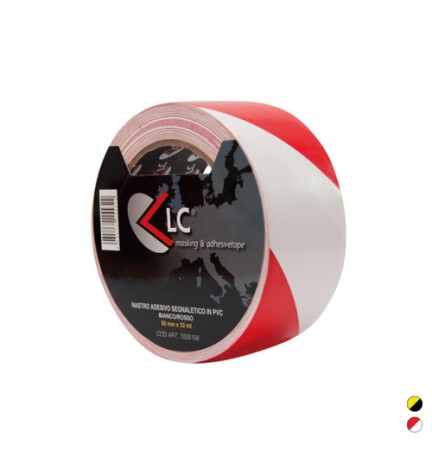 NASTRO ADESIVO SEGNAL PVC mm 50 x mt 33 Giallo/Nero