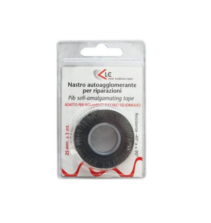 NASTRO AUTOAGGLOMERANTE mm 25 x mt 3 Nero