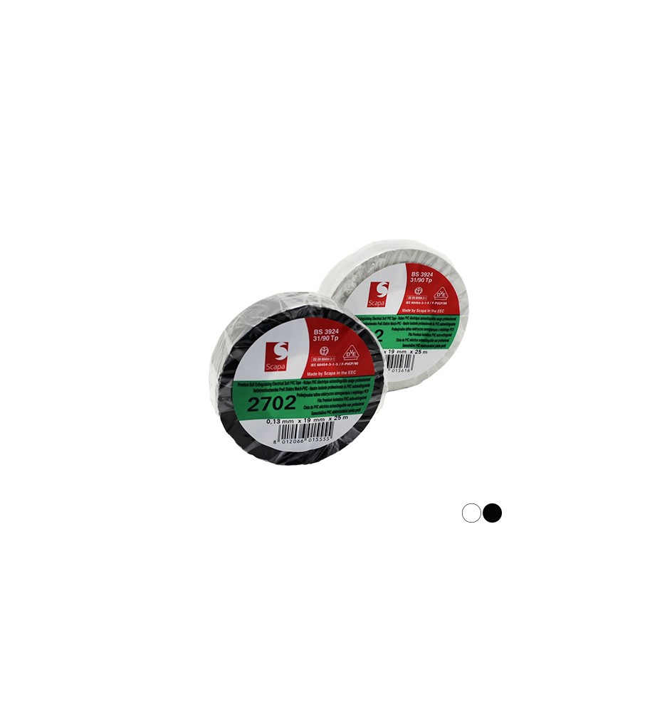 NASTRO ISOLANTE CM 1.9 X 25 MT Bianco