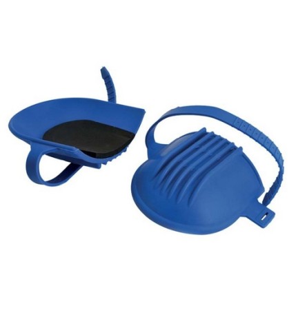 2 PZ GINOCCHIERE PER PIASTRELLISTA IN GOMMA Blu