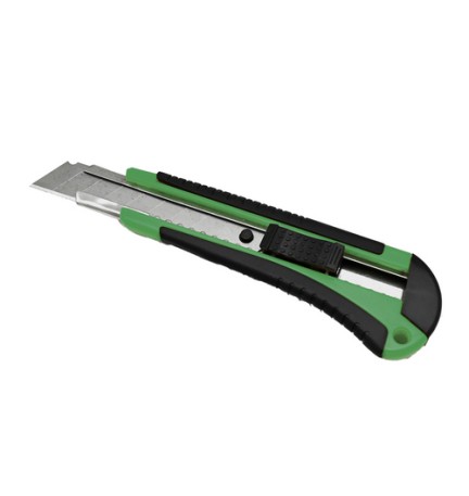 CUTTER GRYN 18MM C/IMPUGNATURA ANTISCIVOLO IN GOMMA -
