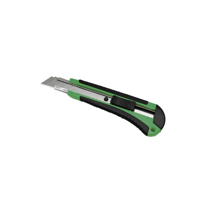 CUTTER GRYN 18MM C/IMPUGNATURA ANTISCIVOLO IN GOMMA -