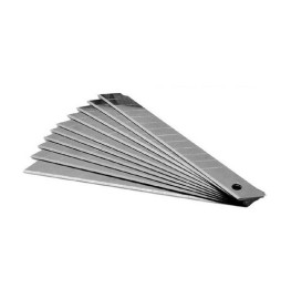 LAMA DI RICAMBIO PER CUTTER 10PZ 9 mm - 12 moduli