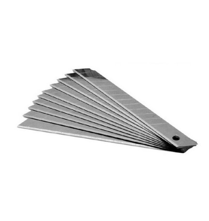 LAMA DI RICAMBIO PER CUTTER 10PZ 18 mm - 7 moduli