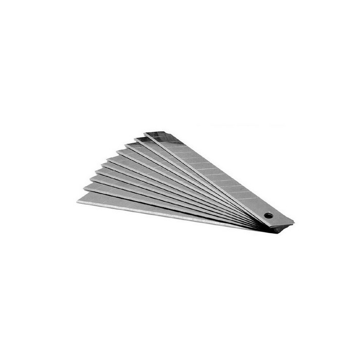 LAMA DI RICAMBIO PER CUTTER 10PZ 18 mm - 7 moduli