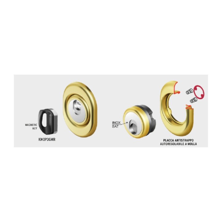 DISEC MR 500F DEFENDER MAGNETICO CIL SAG CR SAT
