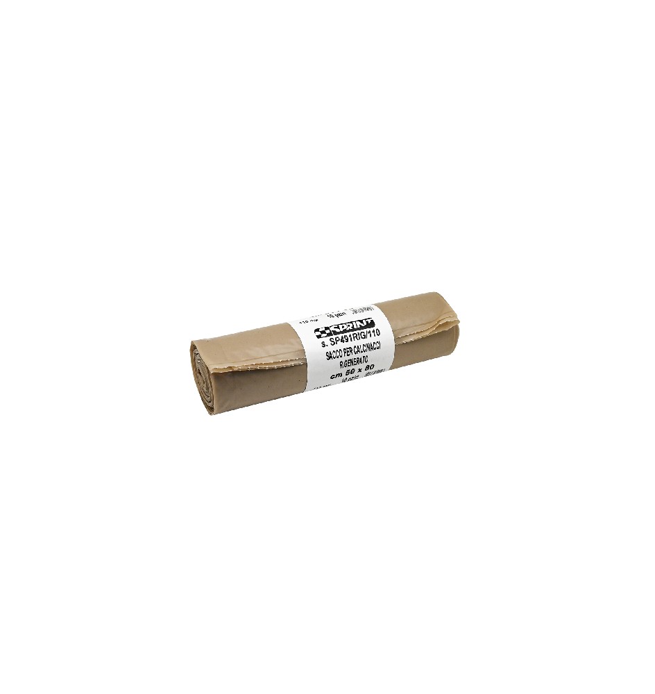10 PZ SACCHI SPAZZATURA CALCINACCI EXTRA FORTE cm 50 x 80