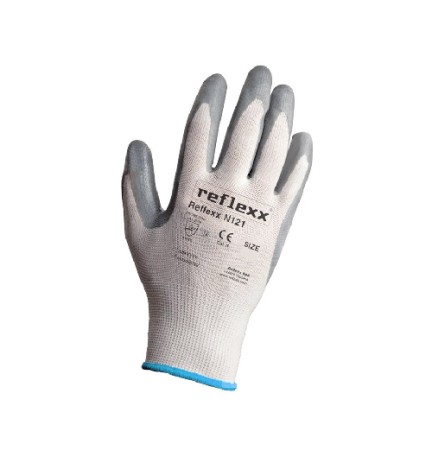 1 PAIO GUANTI SUPPORTATI IN NITRILE N121 Taglia M