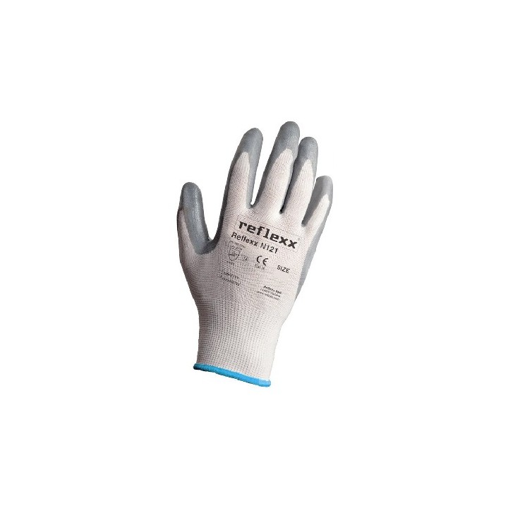 1 PAIO GUANTI SUPPORTATI IN NITRILE N121 Taglia M
