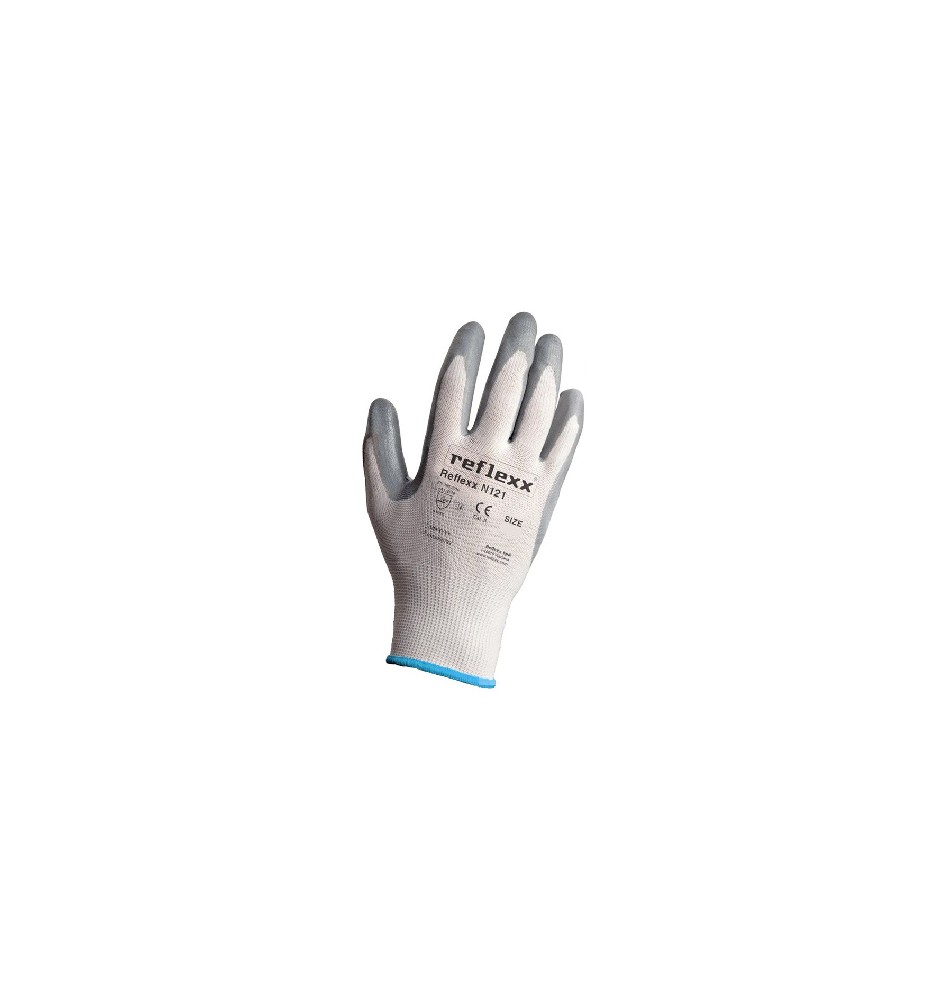 1 PAIO GUANTI SUPPORTATI IN NITRILE N121 Taglia XL