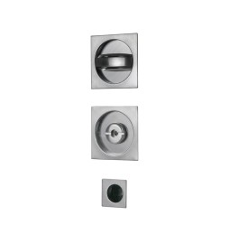 KIT MANIGLIE QUADRO PORTE SCORREVOLI CROMO