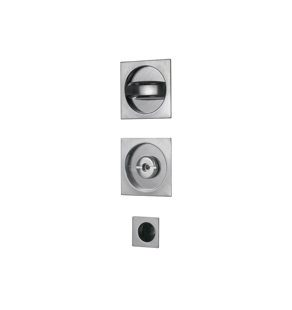 KIT MANIGLIE QUADRO PORTE SCORREVOLI CROMO