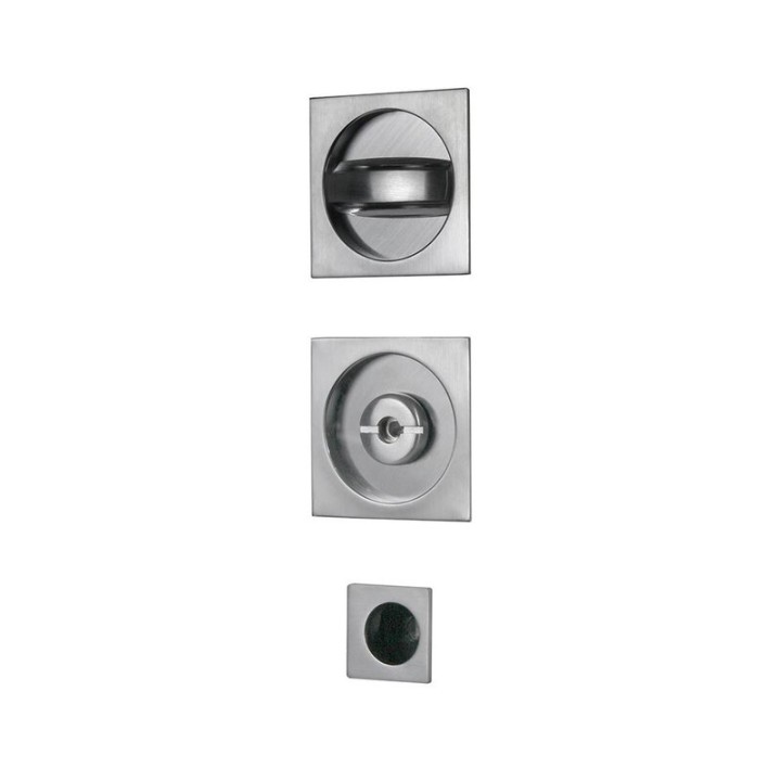 KIT MANIGLIE QUADRO PORTE SCORREVOLI CROMO
