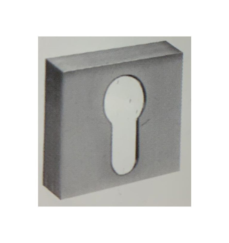 BOCCHETTA QUADRATA FORO YALE CROMO