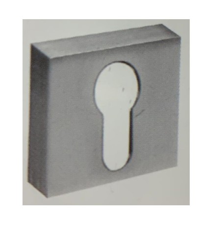BOCCHETTA QUADRATA FORO YALE CROMO
