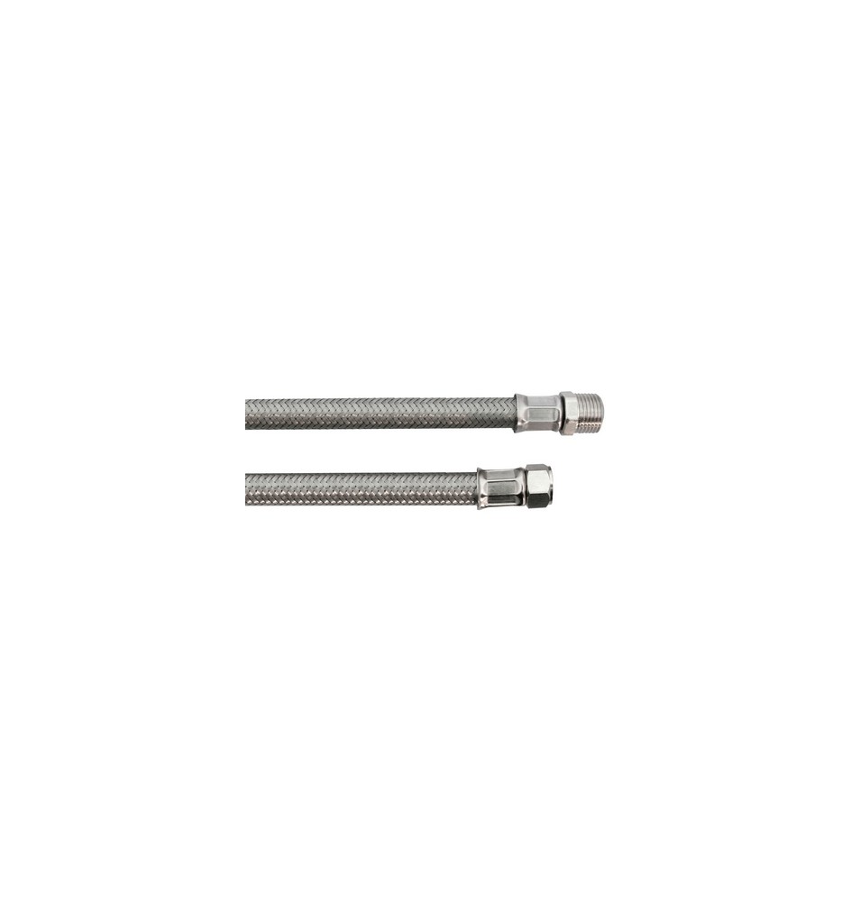 FLESSIBILE INOX MODELLO GIGANTE CM. 40 MF 1/2 X 1/2