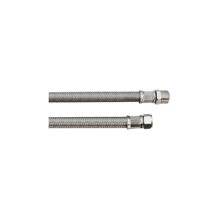 FLESSIBILE INOX MODELLO GIGANTE CM. 50 MF 3/8 X 1/2