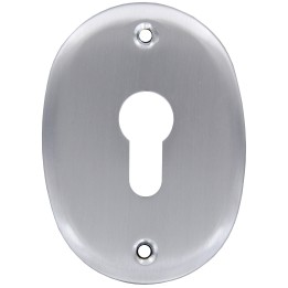 BOCCHETTA PROFILO EUROPEO F0232 C/FORI CROMO SAT