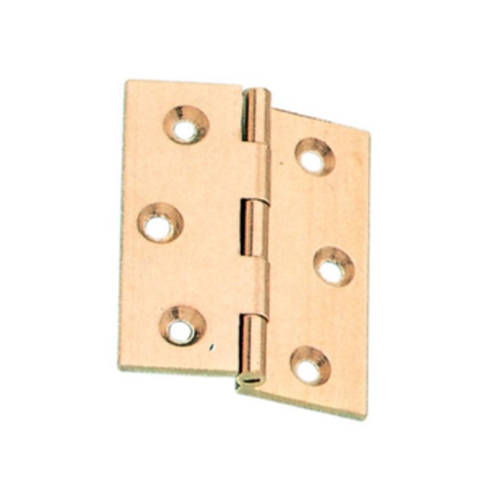 CERNIERA FRESATA 1/2 COLLO OTTONE SATIN 60X50 MM**