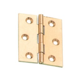 CERNIERA FRESATA PIANA OTTONE SATIN 50X40 MM**